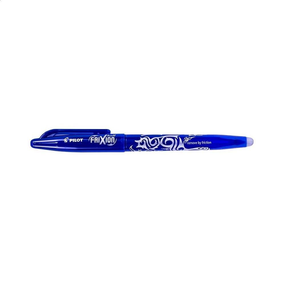 Pix Frixion Ball albastru, cerneala termosensibila, varf 0.7 mm, din otel inoxidabil - imagine 4